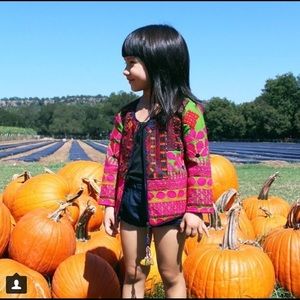 Girls Embroidered Jacket